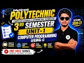 Unit - 1 OneShot Computer Programming Using C CS IT 3rd Semester BTEUP EduNirmit