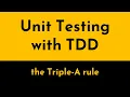 Test-Driven Development Part 4 Triple A Rule Setting Up and Tearing Down Tests TDD Geekific