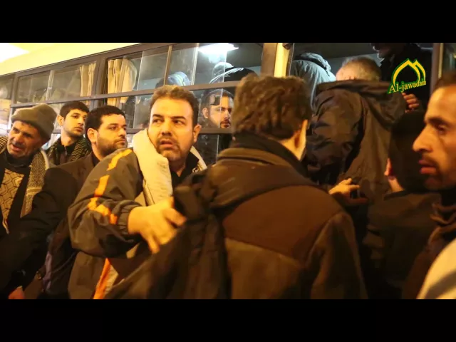 ⁣تفويج الزائرين الى اماكن المخصصه لمبيتهم - قناة الجوادين