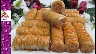 İŞTE BU KADAR KOLAY! ✅ TEK TEK AÇMADAN MEKİK BAKLAVA YAPIMI. 