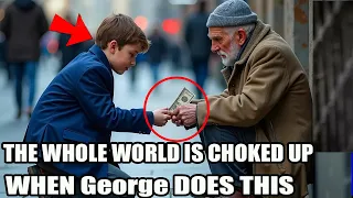 homeless man asks prince louis can you give me 1 louis response is shocking