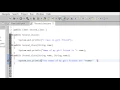 Java Beginners Tutorial - 19 Multiple Constructors in a Class a k a Constructor Overloading