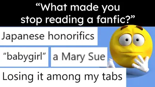 Why d you stop reading a fanfic halfway through