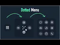 Eye Catching Dotted Menu Using HTML CSS JavaScript 9 Dot Menu CSS Tricks Glowing Icon