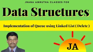 Implementing Queue using Linked List Linked Queue Queue Delete