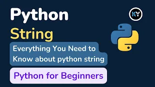 Mastering Python Strings A Comprehensive Guide Python Full Tutorial HINDI -