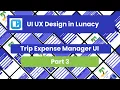 UI UX Design expense tracker dashboard screen part 3