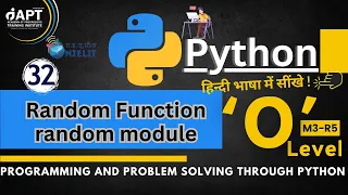 Python Random Function randrange randint Explained in Hindi O Level M3-R5
