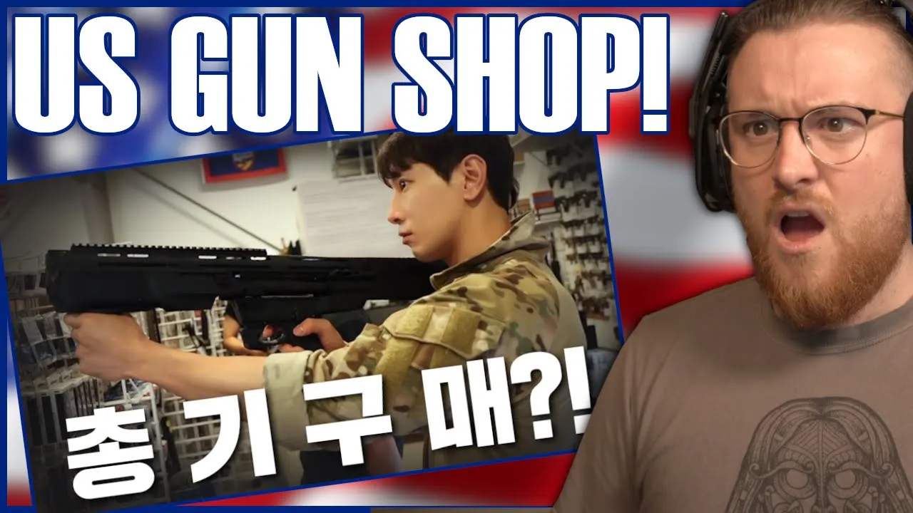 Royal Marine Reacts To Korean Special Force Sniper Visits American Gun Shop For The First Time