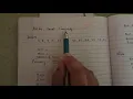 bining by frequency and equal length solved example
