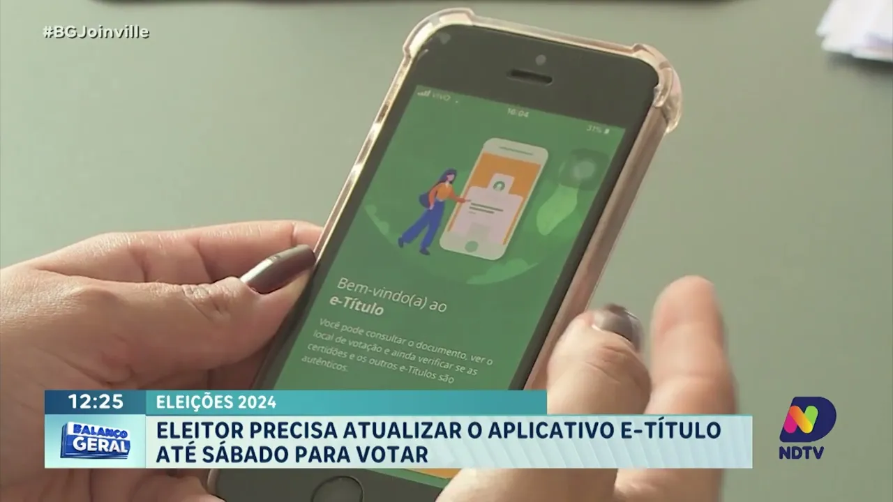 Eleições 2024: eleitor precisa atualizar o aplicativo E-Título até sábado para votar