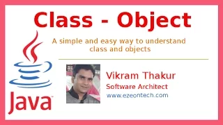 16 - Java Simple Class and Object Program