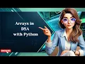 Arrays in DSA with Python Learn Data Structures for Beginners In Telugu