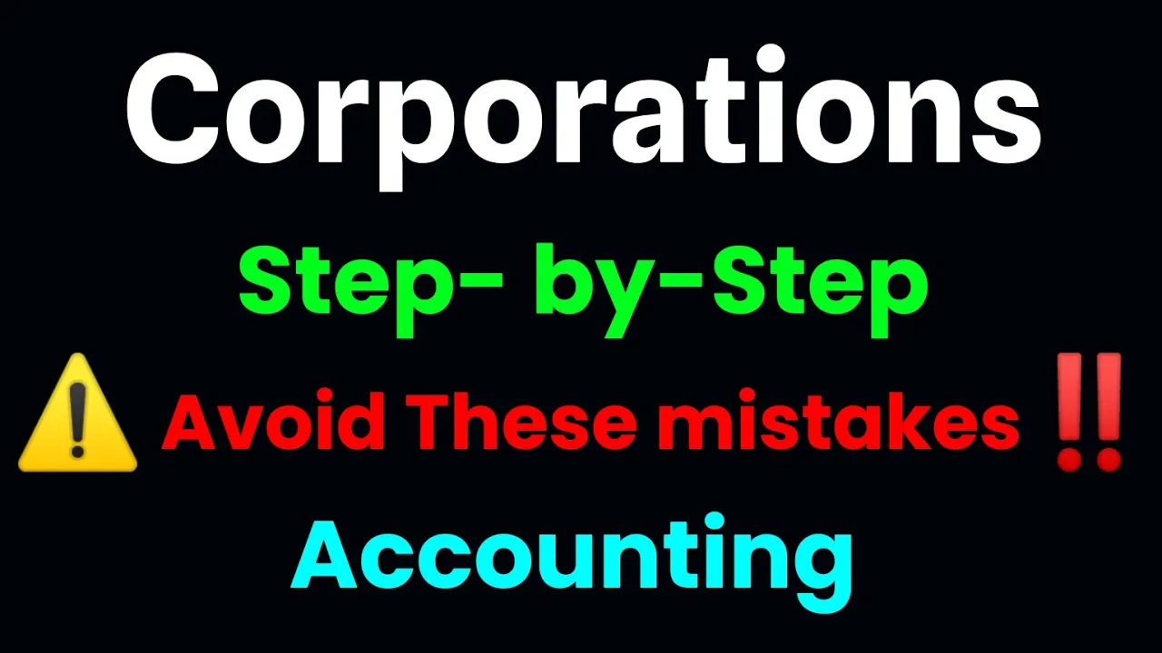 Corporations & Equity Explained Simply | Issuing Stock, Dividends, Retained Earnings