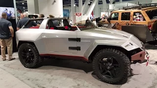 Aerodynamic Jeep Wrangler by Advanced Automotive Technologies SEMA 2015