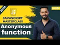 JavaScript Tutorial in Hindi Anonymous Functions in JavaScript