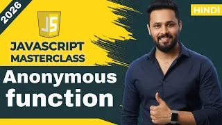JavaScript Tutorial in Hindi Anonymous Functions in JavaScript