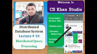 Distributed Query Processing lecture 10