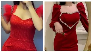 أحمر عاشقات اللون الأحمر أجمل الفساتين باللون الأحمر 