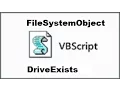 10 VBScript-FileSystemObject-DriveExists