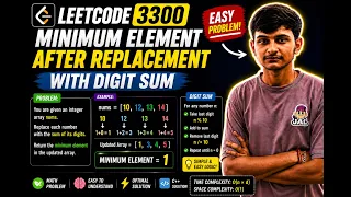 LeetCode 3300 - Minimum Element After Replacement With Digit Sum