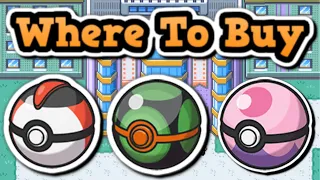 Where To Buy All Pokeballs In PokeMMO