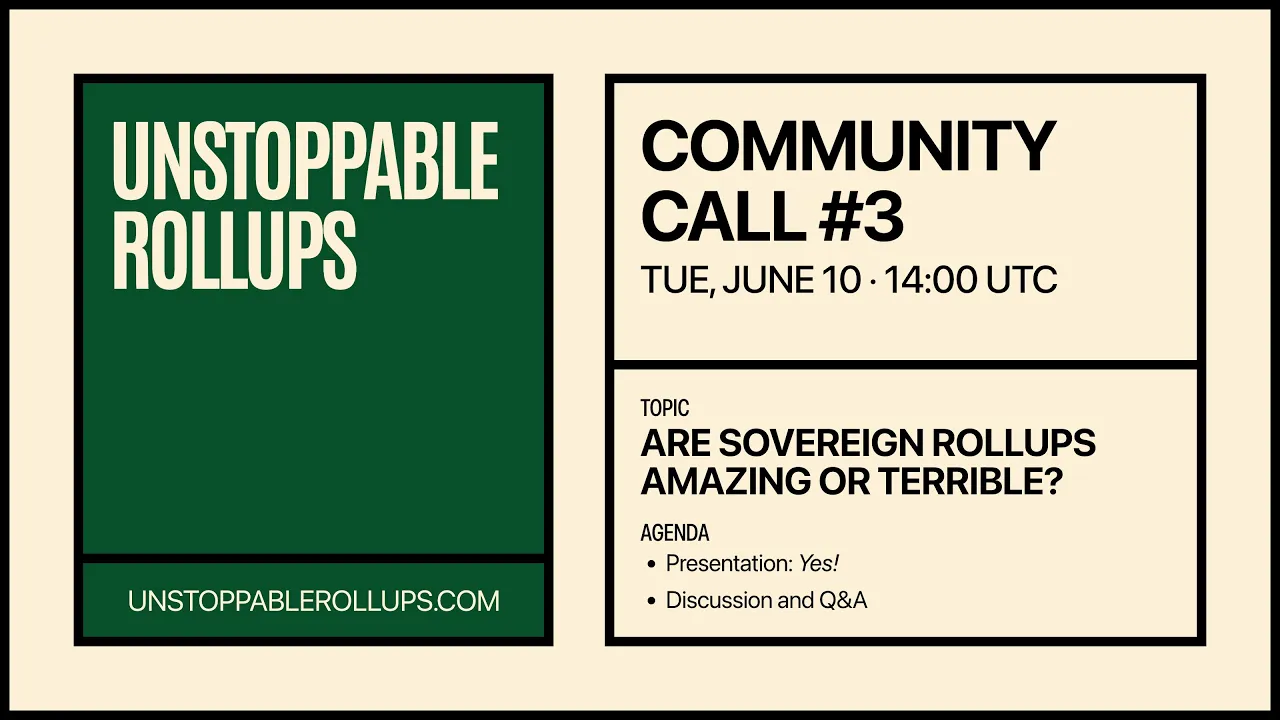 Community Call #3