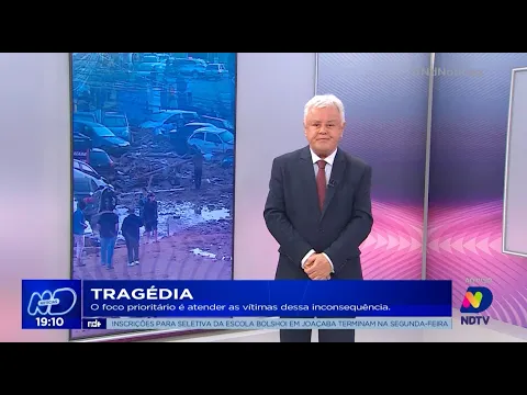 Paulo Alceu comenta sobre o rompimento do reservatório de água da Casan
