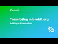 Translating microbit org - Adding a translation