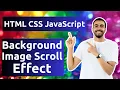 Create a Stunning Scrolling Background Effect with HTML CSS and JavaScript