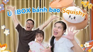 Thử thách UNBOX Bánh bao Squishy | LongLinhfamily #longlinhfamily