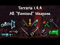 All changed weapons in Terraria 1 4 4 s Remix Seed