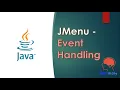 Java Swing GUI Part JMenu Event Handling using MenuListener interface MenuEvent class