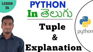 Tuple in python in Telugu Learn Python in Telugu Lesson - 6