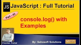 console log with Examples JavaScript Full Tutorial in Hindi