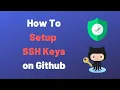 Create and configure an SSH key for GitHub