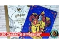Copic Colouring the Gryffindor Crest - Harry Potter Coloring Book