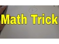7 Times Table Trick-EASY Math Multiplication Trick