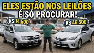 CARROS VENDIDOS DA METADE DO LEILÃO PRA FRENTE - SÃO QUANDO OS PREÇOS MELHORAM