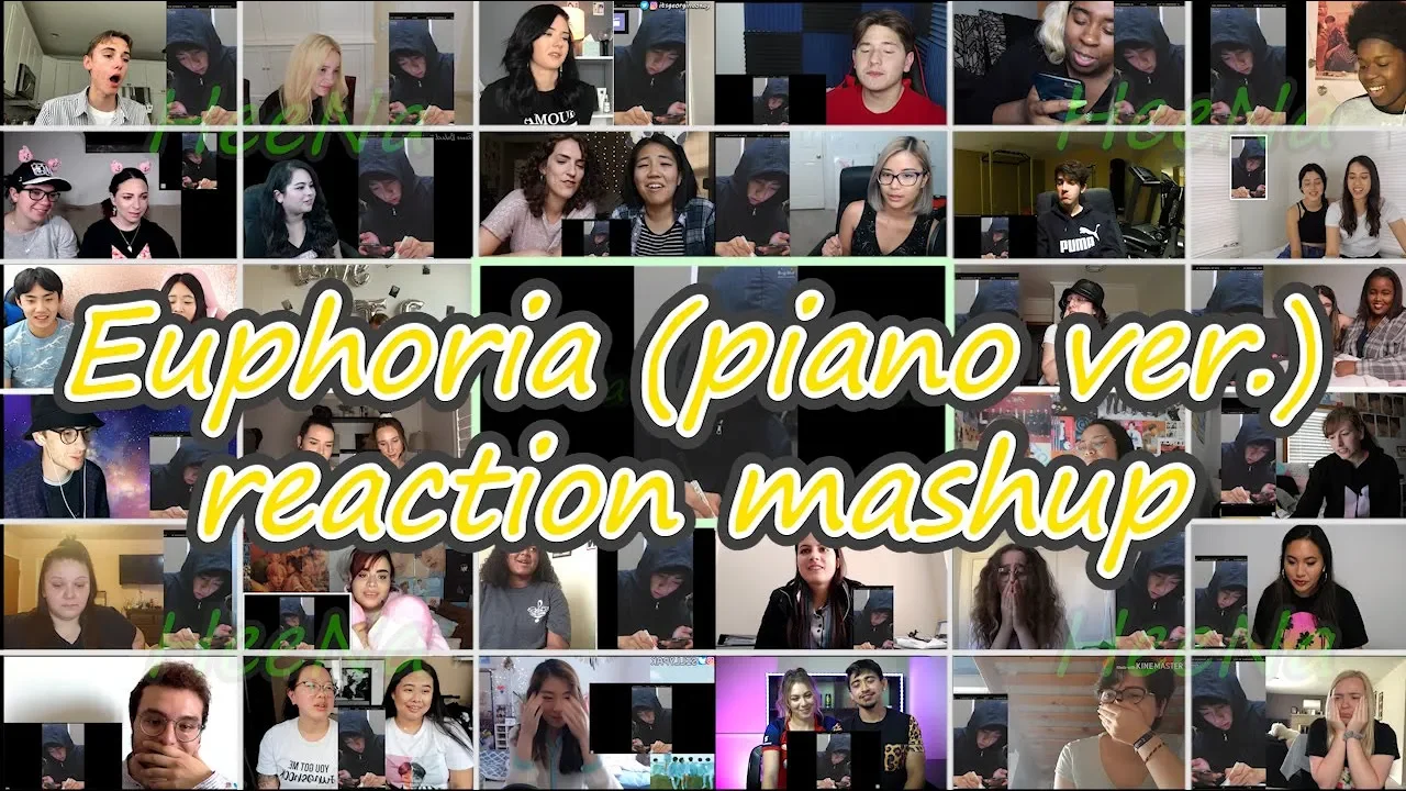 [BTS] Euphoria (piano ver.) 2019 Festa｜reaction mashup