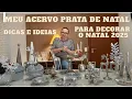 Download Lagu MEU ACERVO DE NATAL PRATA, IDEIAS E DE DECORAÇÃO DE NATAL 2025. Como fazer declaração de Natal 2025.