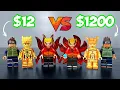 12 VS 1200 LEGO Naruto Minifigs Collection Update Unboxing