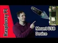 How to mount a USB storage device to a Raspberry PI Zero 2 w Pi4 Pi3