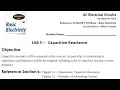 AC Electrical Circuits Lab 5 - Tektronix XC Capacitive Reactance