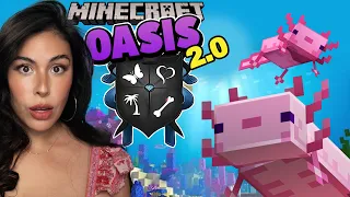 Axolotl Hunt in Minecraft Oasis 2.0 LIVE #23