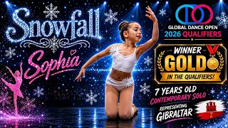 Snowfall Contemporary | 7 Year-Old Wins GOLD!
