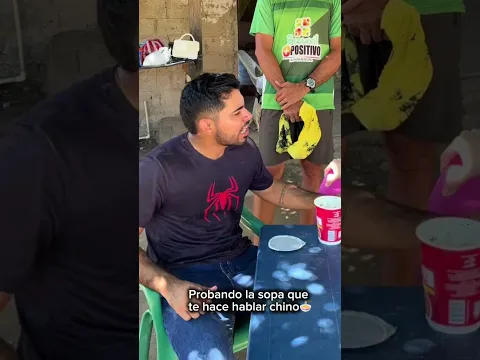 Probando la sopa que te hace hablar chino ( parte 2) 🤣