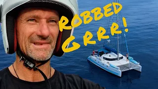 Robbed at a petrol station after sailing to Indonesia – Ep 182