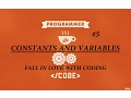 C VARIABLES AND CONSTANTS