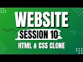 Website Clone Series HTML CSS Complete Course Session 10
